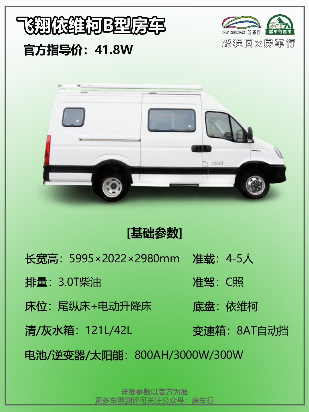 飞翔依维柯B型房车全新下线，亮点多配置全，快来一睹为快！