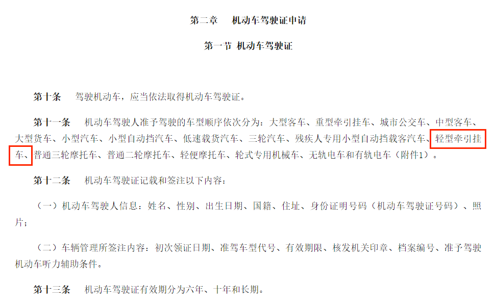 确定了！明年4月1日起，拖挂房车C6驾照将正式施行！